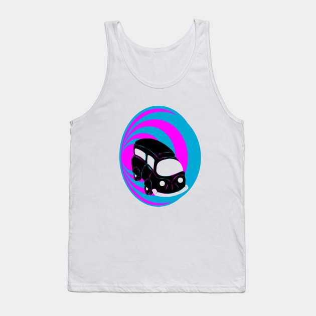 Time Machine Van Tank Top by mailboxdisco